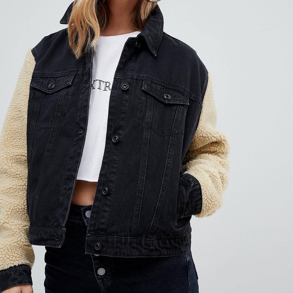 Only Black Jeans & Teddy Jacket